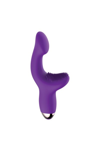 Фиолетовый массажёр для G-точки G-Spot Pleaser - 19 см.