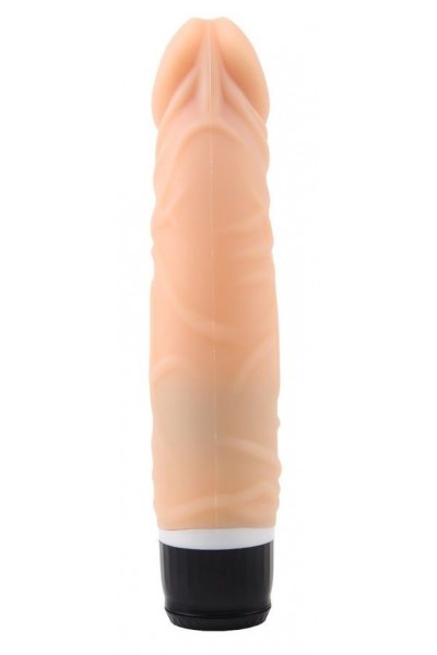 Телесный вибратор-реалистик Thick Realistic Dildo - 19,5 см.