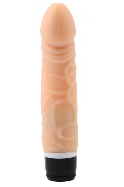 Телесный вибратор-реалистик Thick Realistic Dildo - 19,5 см.