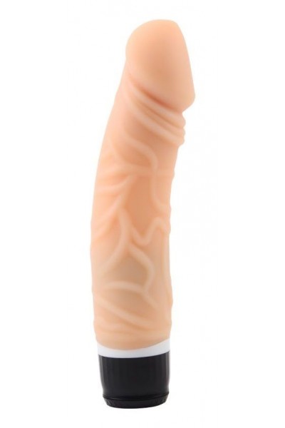 Телесный вибратор-реалистик Thick Realistic Dildo - 19,5 см.