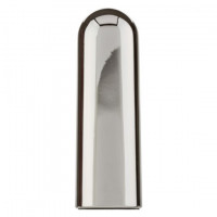 Серебристая перезаряжаемая вибропуля Glam