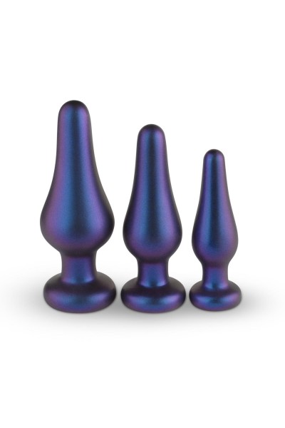 Набор из 3 фиолетовых анальных пробок Comets Butt Plug Set