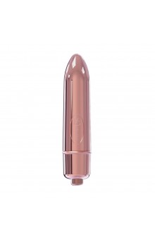 Розовая гладкая вибропуля So Divine Halo Bullet Vibrator - 8 см.