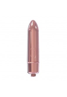 Розовая гладкая вибропуля So Divine Halo Bullet Vibrator - 8 см.