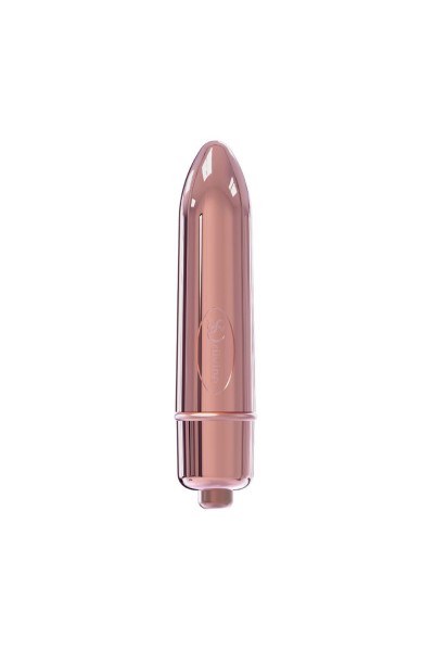 Розовая гладкая вибропуля So Divine Halo Bullet Vibrator - 8 см.