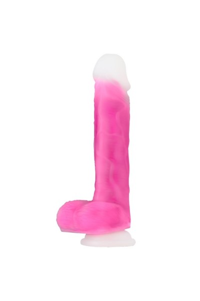 Розовый ротатор-реалистик Roxy 8 Inch Gyrating Dildo - 21,6 см.