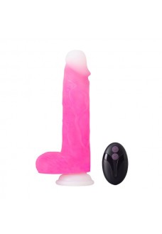 Розовый ротатор-реалистик Roxy 8 Inch Gyrating Dildo - 21,6 см.