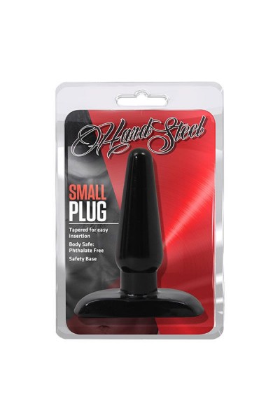 Черная анальная пробка Small Plug - 9 см.