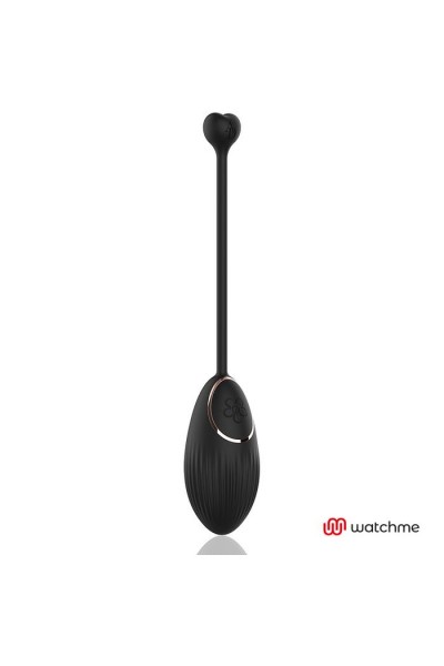 Черно-золотистое виброяйцо с пультом-часами Anne s Desire Vibro Egg Wireless Watchme