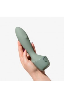 Зеленый стимулятор точки G Onda G-Spot Massager - 19,5 см.