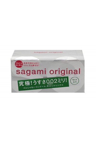 Ультратонкие презервативы Sagami Original 0.02 - 12 шт.