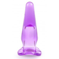 Фиолетовая анальная пробка - 8 см.