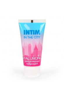 Увлажняющий лубрикант на водной основе Intim in the city Hyaluronic - 60 гр.