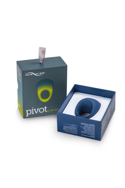 Синее эрекционное виброкольцо We-vibe Pivot