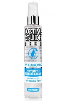 Увлажняющий интимный гель Active Glide Hyaluronic - 100 гр.