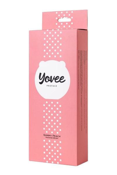 Розовый силиконовый массажер для лица Yovee Gummy Peach