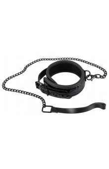 Ошейник и поводок с геометрическим узором Collar with Leash