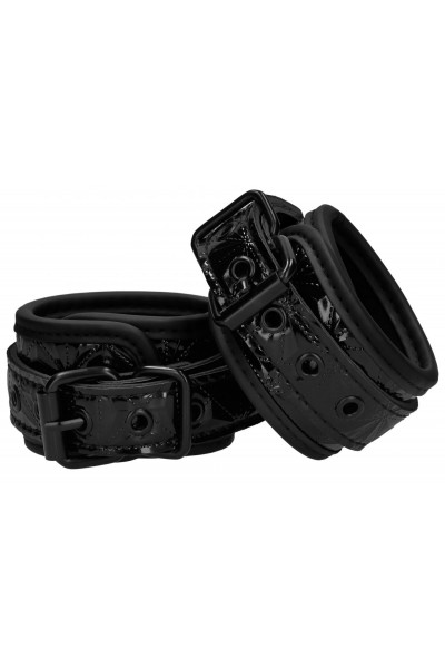 Черные поножи Luxury Ankle Cuffs