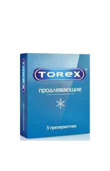 Презервативы Torex  Продлевающие  с пролонгирующим эффектом - 3 шт.