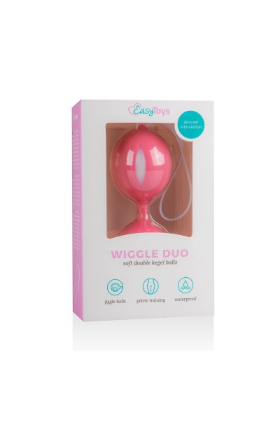 Розовые вагинальные шарики Wiggle Duo