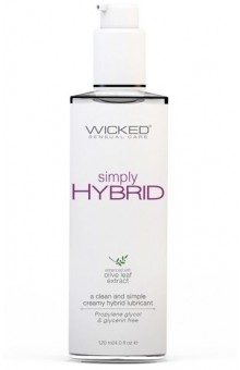 Водно-силиконовый лубрикант Wicked Simply HYBRID - 120 мл.