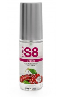 Смазка на водной основе S8 Flavored Lube со вкусом вишни - 50 мл.