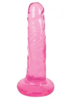 Розовый фаллоимитатор Slim Stick Dildo - 15,2 см.