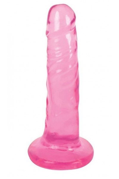 Розовый фаллоимитатор Slim Stick Dildo - 15,2 см.