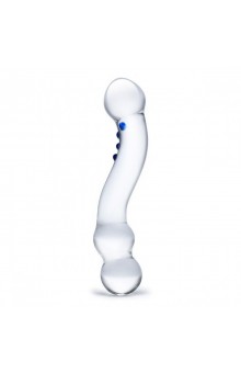 Изогнутый стеклянный стимулятор G-точки Curved G-Spot - 15,2 см.