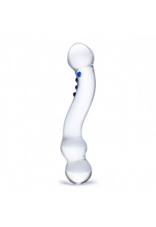 Изогнутый стеклянный стимулятор G-точки Curved G-Spot - 15,2 см.