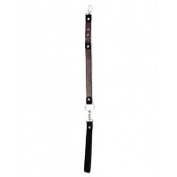 Бордовый поводок для ошейника