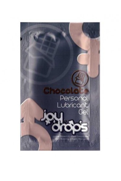 Пробник смазки на водной основе с ароматом шоколада JoyDrops Chocolate - 5 мл.