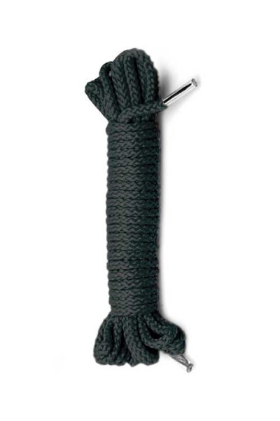 Черная веревка для связывания Bondage Rope - 10,6 м.