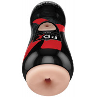 Телесный вибромастурбатор-анус в тубе Vibrating Anal Stroker