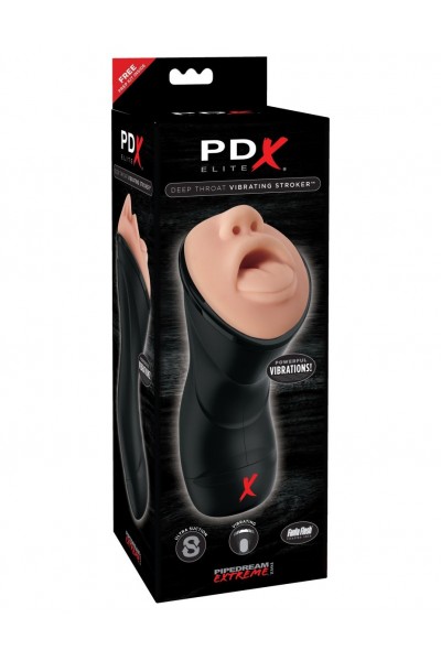 Мастурбатор-ротик Deep Throat Vibrating Stroker