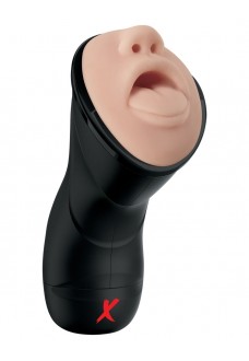 Мастурбатор-ротик Deep Throat Vibrating Stroker