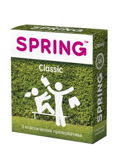 Классические презервативы SPRING CLASSIC - 3 шт.