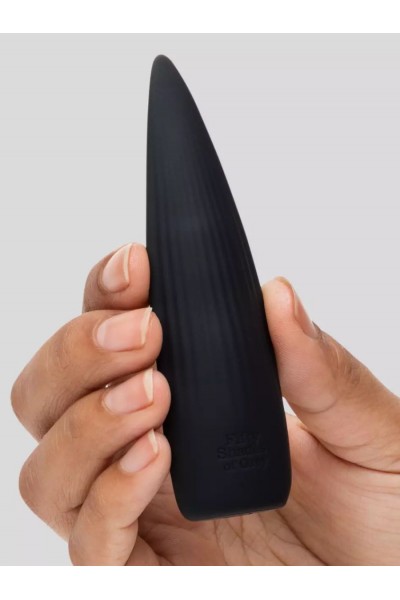 Черная вибропуля Sensation Rechargeable Flickering Tongue Vibrator