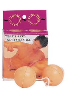 Вагинальные шарики со смещенным центром тяжести SOFT LATEX VIBRATONE BALL