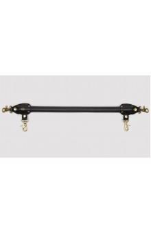 Черная распорка для ног Bound to You Faux Leather Spreader Bar - 50,8 см.