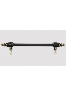 Черная распорка для ног Bound to You Faux Leather Spreader Bar - 50,8 см.