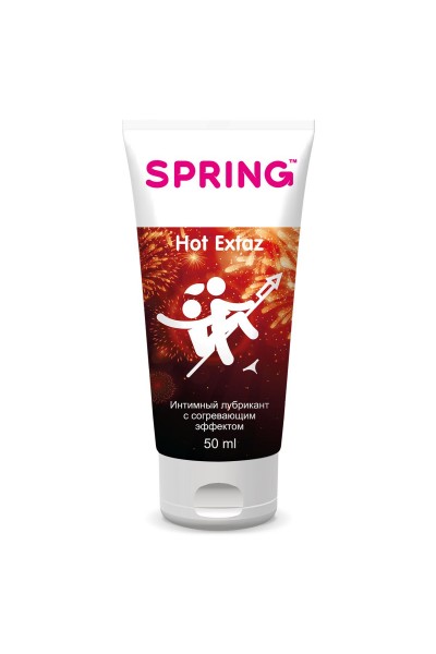 Согревающий интимный лубрикант Spring Hot Extaz - 50 мл.