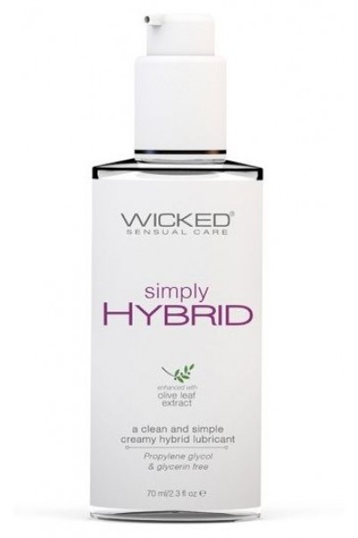 Водно-силиконовый лубрикант Wicked Simply HYBRID - 70 мл.