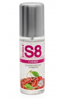 Смазка на водной основе S8 Flavored Lube со вкусом вишни - 125 мл.