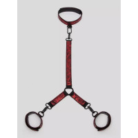 Ошейник с наручниками Reversible Faux Leather Collar and Wrist