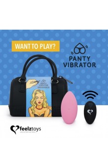 Розовый вибромассажер в трусики с пультом ДУ Panty Vibe Remote Controlled Vibrator