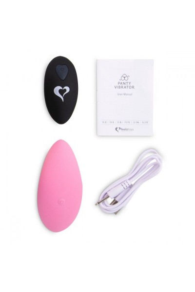 Розовый вибромассажер в трусики с пультом ДУ Panty Vibe Remote Controlled Vibrator