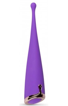 Фиолетовый клиторальный вибратор The Countess Pinpoint Vibrator - 19 см.