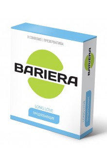 Продлевающие презервативы Bariera Long Love - 3 шт.