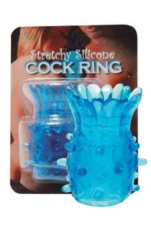 Насадка на пенис в виде распускающегося цветка SILICON TICKLER COCK RING